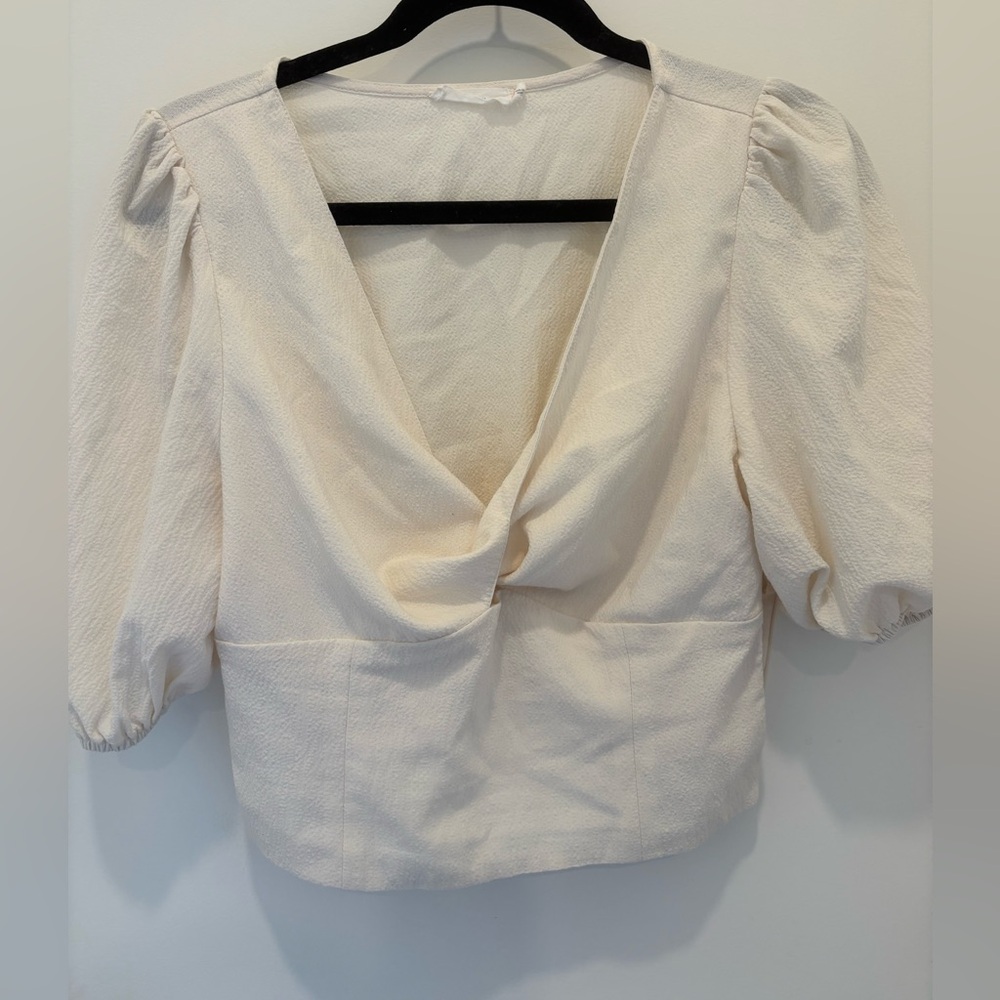 Lush Elegant White Blouse